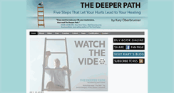 Desktop Screenshot of deeperpathbook.com