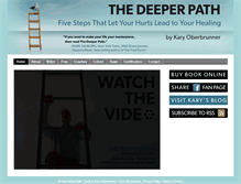 Tablet Screenshot of deeperpathbook.com